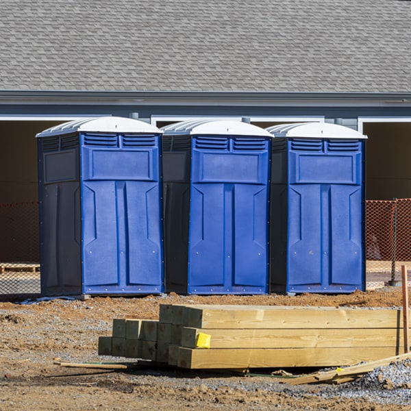 how can i report damages or issues with the portable toilets during my rental period in Arkansaw Wisconsin